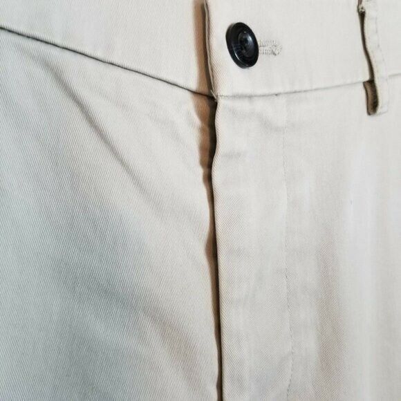 Haggar Mens Size 34x32 Tan Solid Chino Pants. - Picture 4 of 8